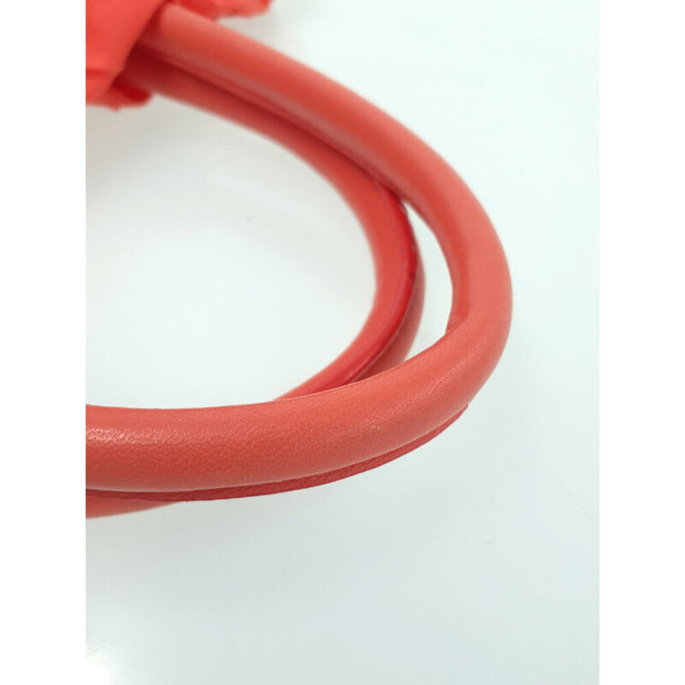 Prada coral handbag nylon Orange gathered - Picture 6 of 9
